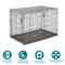 Show in main carousel: MidWest iCrate Fold & Carry Double Door Collapsible Wire Dog Crate, 48 inch slide 6 of 12