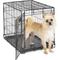 Show in main carousel: MidWest iCrate Fold & Carry Single Door Collapsible Dog Crate, 24 inch + Steel Pet Gate, Graphite, 29-in slide 2 of 9