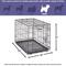 Show in main carousel: MidWest iCrate Fold & Carry Single Door Collapsible Dog Crate, 30 inch + Steel Pet Gate, Graphite, 29-in slide 4 of 9