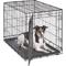 Show in main carousel: MidWest iCrate Fold & Carry Single Door Collapsible Dog Crate, 30 inch + Steel Pet Gate, White, 29-in slide 2 of 9