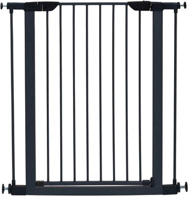 Show full view: MidWest iCrate Fold & Carry Single Door Collapsible Dog Crate, 36 inch + Steel Pet Gate, Graphite, 39-in slide 6 of 9