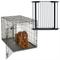Show in main carousel: MidWest iCrate Fold & Carry Single Door Collapsible Dog Crate, 42 inch + Steel Pet Gate, Graphite, 39-in slide 1 of 9