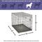 Show in main carousel: MidWest iCrate Fold & Carry Single Door Collapsible Dog Crate, 42 inch + Steel Pet Gate, Graphite, 39-in slide 4 of 9