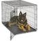 Show in main carousel: MidWest iCrate Fold & Carry Single Door Collapsible Dog Crate, 48 inch + Steel Pet Gate, Graphite, 39-in slide 2 of 9