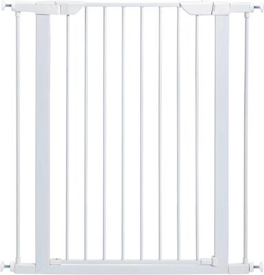 Show full view: MidWest iCrate Fold & Carry Single Door Collapsible Dog Crate, 48 inch + Steel Pet Gate, White, 39-in slide 6 of 9
