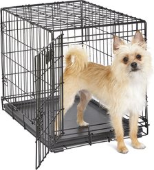 MidWest iCrate Fold & Carry Single Door Collapsible Wire Dog Crate, 24 inch slide 2 of 9