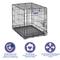 Show in main carousel: MidWest iCrate Fold & Carry Single Door Collapsible Wire Dog Crate, 24 inch slide 7 of 13