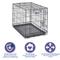 Show in main carousel: MidWest iCrate Fold & Carry Single Door Collapsible Wire Dog Crate, 30 inch slide 6 of 12