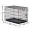 Show in main carousel: MidWest iCrate Fold & Carry Single Door Collapsible Wire Dog Crate, 30 inch slide 9 of 12