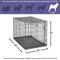Show in main carousel: MidWest iCrate Fold & Carry Single Door Collapsible Wire Dog Crate, 48 inch slide 8 of 12