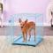 Show in main carousel: MidWest iCrate Single Door Collapsible Wire Dog Crate, Blue, 24 inch slide 1 of 12