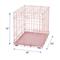 Show in main carousel: MidWest iCrate Single Door Collapsible Wire Dog Crate, Pink, 24 inch slide 3 of 12