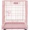 Show in main carousel: MidWest iCrate Single Door Collapsible Wire Dog Crate, Pink, 24 inch slide 7 of 12