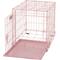 Show in main carousel: MidWest iCrate Single Door Collapsible Wire Dog Crate, Pink, 24 inch slide 8 of 12