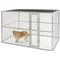 Show in main carousel: MidWest K9 Steel Chain Link Portable Outdoor Dog Kennel, 10-ft slide 1 of 6