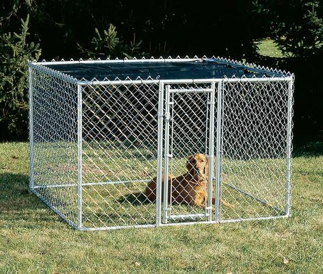 Show full view: MidWest K9 Steel Chain Link Portable Outdoor Dog Kennel, 6-ft wide slide 3 of 6