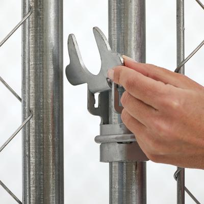 Show full view: MidWest K9 Steel Chain Link Portable Outdoor Dog Kennel, 6-ft wide slide 5 of 6