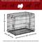 Show in main carousel: MidWest LifeStages Double Door Collapsible Wire Dog Crate, 24 inch slide 9 of 13