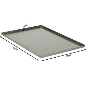 MidWest Metal Dog Crate Replacement Pan, Large