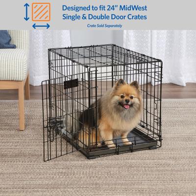 Show full view: MidWest Metal Dog Crate Replacement Pan, Small slide 3 of 8
