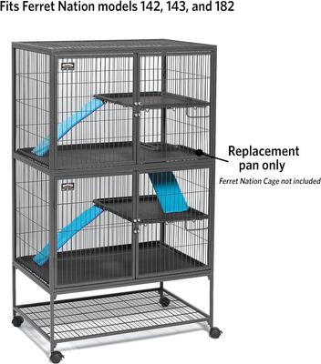 Show full view: MidWest Nation Bottom Unit Ferret Cage Replacement Pan, Top slide 4 of 4