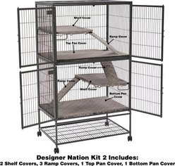 MidWest Nation Small Animal Cage Accessory Kit, Brown, Option 2 slide 2 of 9