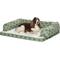 Show in main carousel: MidWest Orthopedic Bolster Dog Bed with Removable Cover, Green, Large slide 1 of 5