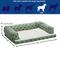 Show in main carousel: MidWest Orthopedic Bolster Dog Bed with Removable Cover, Green, Large slide 2 of 5