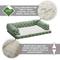 Show in main carousel: MidWest Orthopedic Bolster Dog Bed with Removable Cover, Green, Large slide 3 of 5