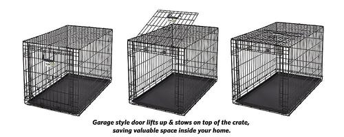 Show full view: MidWest Ovation Single Door Collapsible Wire Dog Crate, 36-in slide 8 of 11