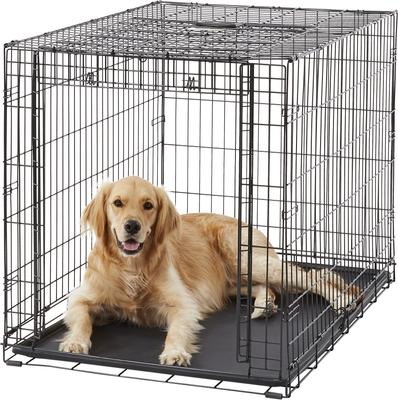 Show full view: MidWest Ovation Single Door Collapsible Wire Dog Crate, 42-in slide 4 of 11