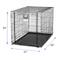 Show in main carousel: MidWest Ovation Single Door Collapsible Wire Dog Crate, 48-in slide 3 of 11