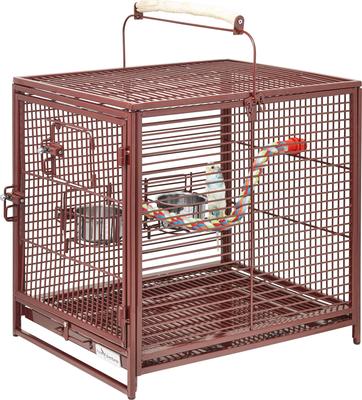 Show full view: MidWest Poquito Avian Hotel Travel Carrier Bird Cage, Ruby slide 2 of 9