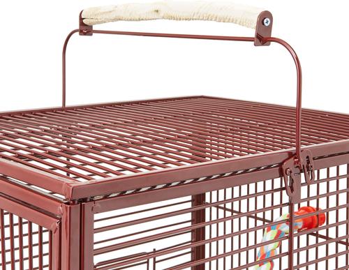 Show full view: MidWest Poquito Avian Hotel Travel Carrier Bird Cage, Ruby slide 4 of 9