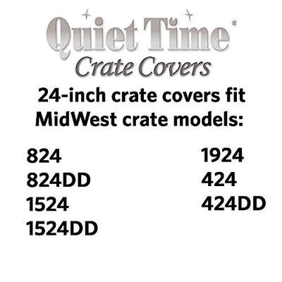 Show full view: MidWest Quiet Time Crate Cover, 24-in slide 4 of 6