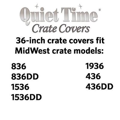 Show full view: MidWest Quiet Time Crate Cover, 36-in slide 4 of 6