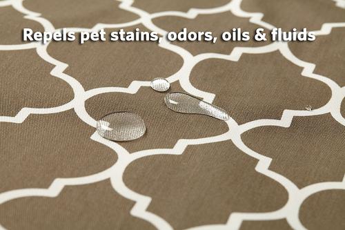 Show full view: MidWest Quiet Time Crate Cover, Brown Geometric, 30-in slide 3 of 8