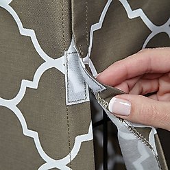 MidWest Quiet Time Crate Cover, Brown Geometric, 36-in slide 2 of 6