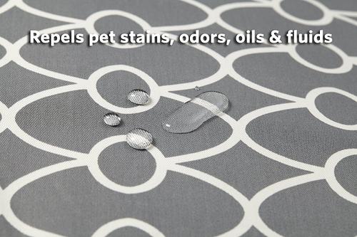 Show full view: MidWest Quiet Time Crate Cover, Gray Geometric, 24-in slide 4 of 9