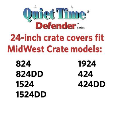 Show full view: MidWest Quiet Time Crate Cover, Gray Geometric, 24-in slide 6 of 9