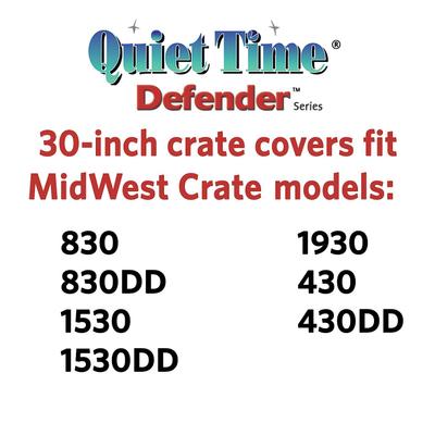 Show full view: MidWest Quiet Time Crate Cover, Gray Geometric, 30-in slide 5 of 8