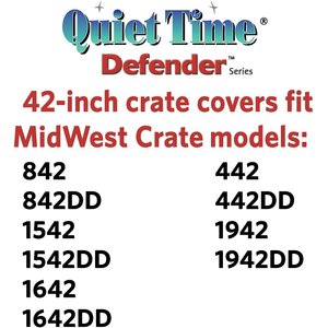 MidWest Quiet Time Crate Cover, Gray Geometric, 42-in