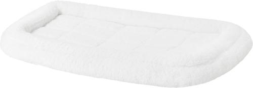 Show full view: MidWest Quiet Time Deluxe Fleece Double Bolster Dog Crate Mat, 22-in slide 4 of 10