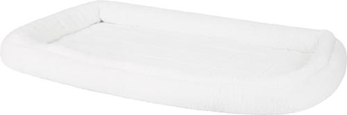 Show full view: MidWest Quiet Time Deluxe Fleece Double Bolster Dog Crate Mat, 42-in slide 3 of 9