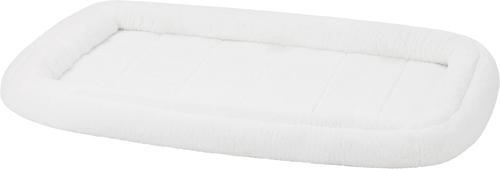 Show full view: MidWest Quiet Time Deluxe Fleece Double Bolster Dog Crate Mat, 48-in slide 4 of 10