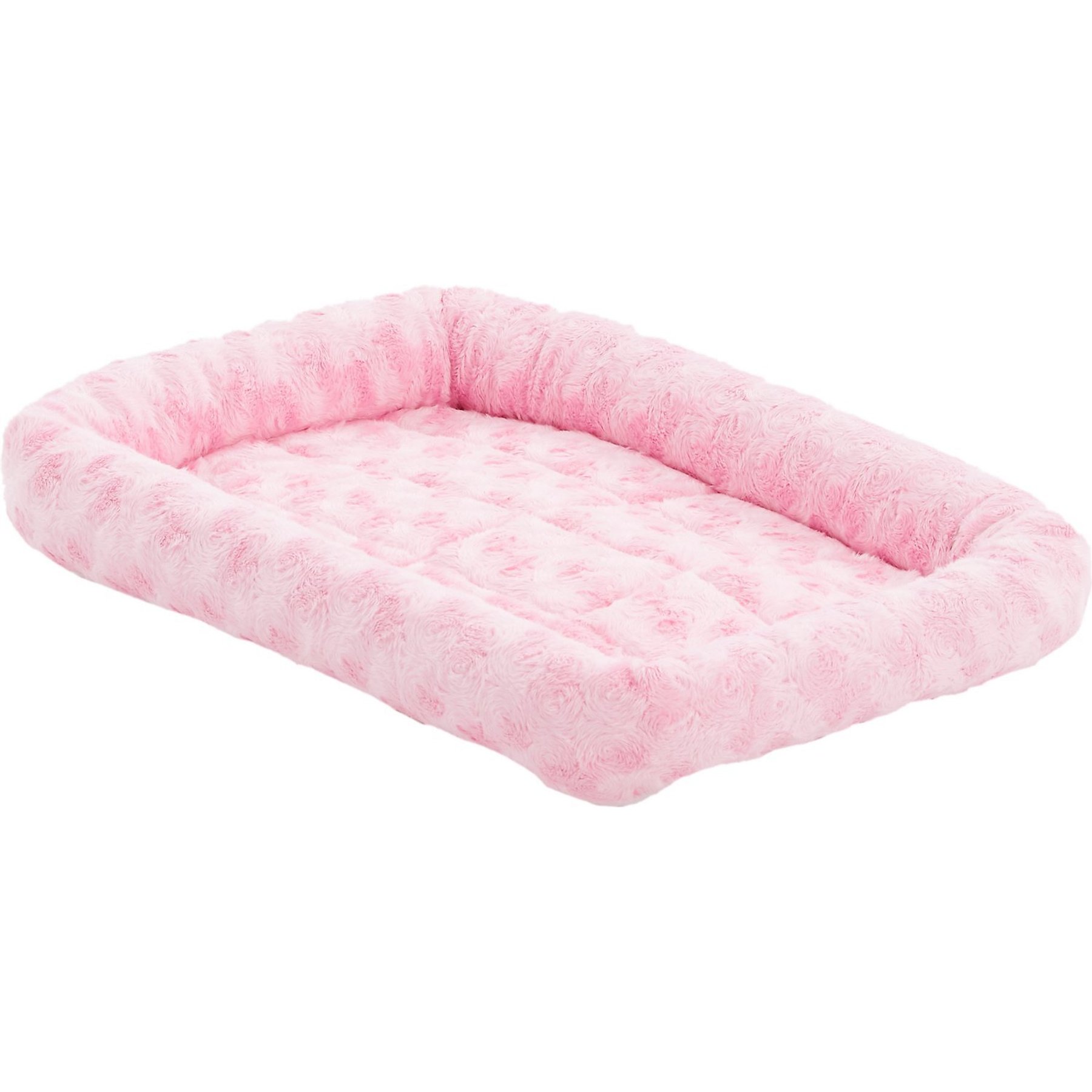 MidWest Pink Fashion Pet Bed & Crate Mat, 22-in bed, 2 to 11-lbs