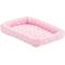 Show in main carousel: MidWest Quiet Time Fashion Plush Bolster Dog Crate Mat, Pink, 24-in slide 1 of 8