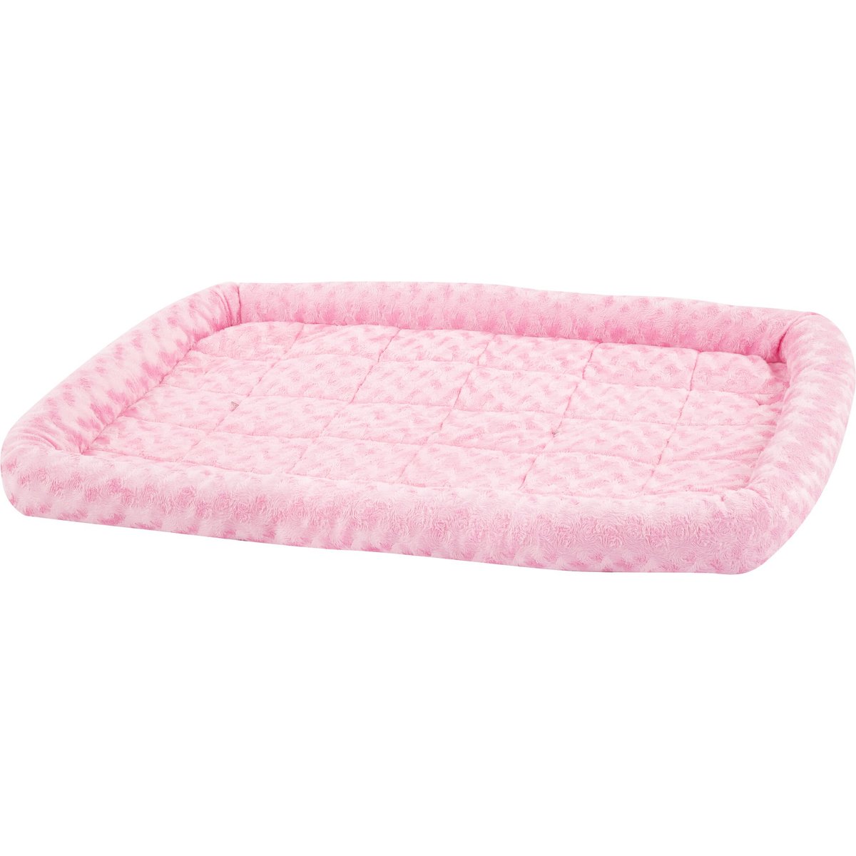 MidWest Pink Fashion Pet Bed & Crate Mat, 36-in bed, 41 to 71-lbs