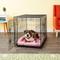 Show in main carousel: MidWest Quiet Time Fashion Plush Bolster Dog Crate Mat, Pink, 36-in slide 3 of 8