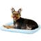 Show in main carousel: MidWest Quiet Time Fashion Plush Bolster Dog Crate Mat, Powder Blue, 24-in slide 3 of 8